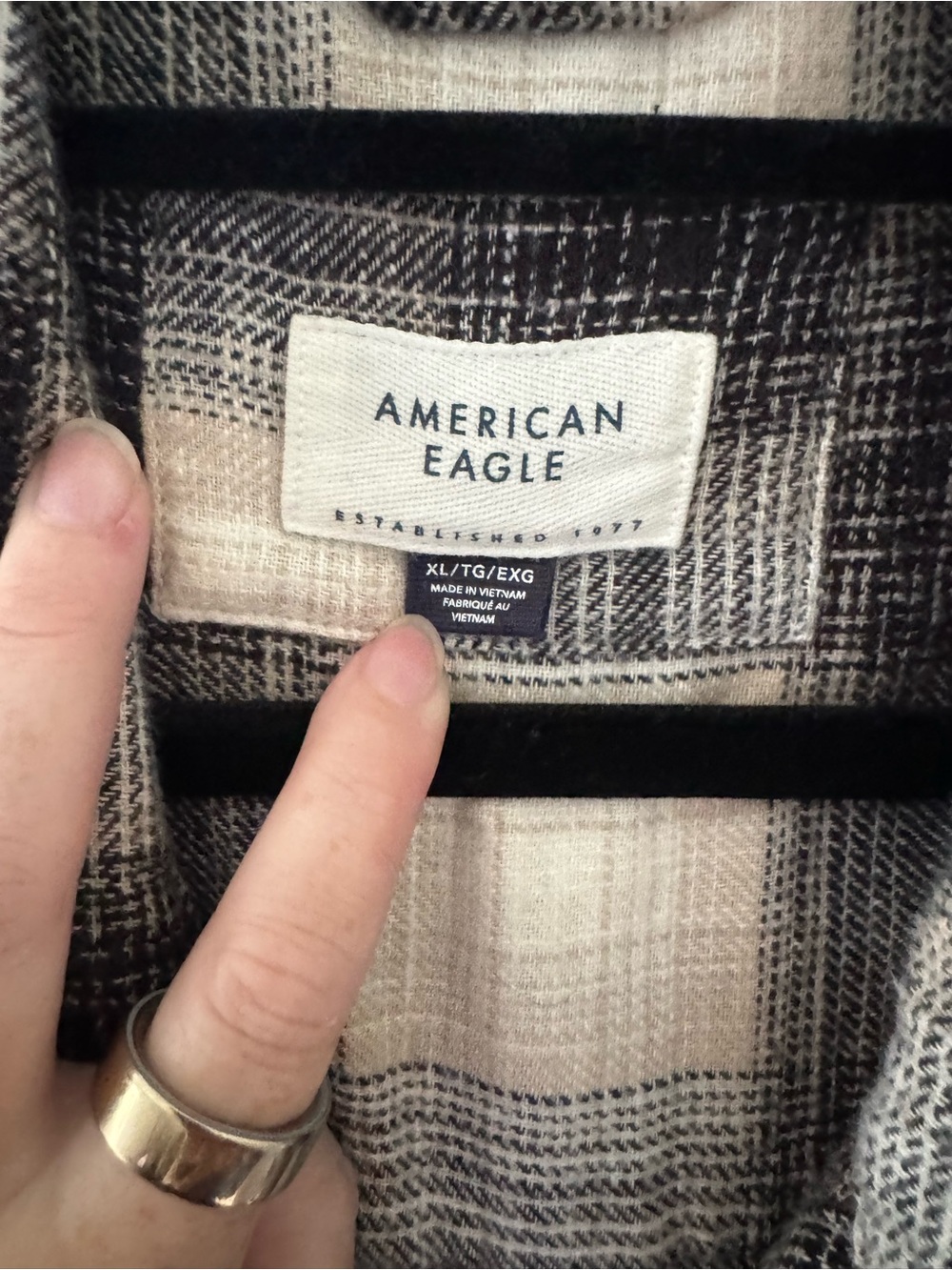 American Eagle Oversized Flannel - Picture 2 of 4